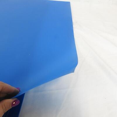 24 Blue Plastic Sheeting for Light Fixture Displays. Crafting? 20.5" x 24.75"