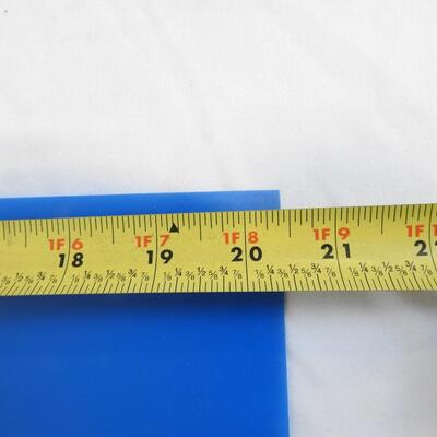 24 Blue Plastic Sheeting for Light Fixture Displays. Crafting? 20.5" x 24.75"