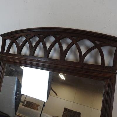 Vintage Mirror with Wood Frame 22" x 36"