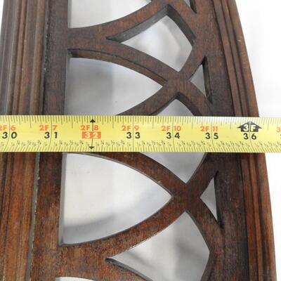 Vintage Mirror with Wood Frame 22" x 36"