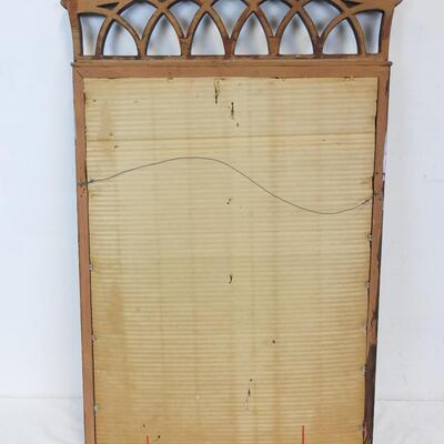 Vintage Mirror with Wood Frame 22" x 36"
