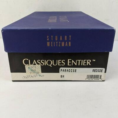 Women's Size 8B Classiques Entier Paradise Red Suede Heels