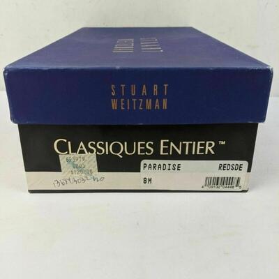 Women's Size 8B Classiques Entier Paradise Red Suede Heels