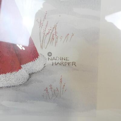 Nadine Harper "Old World Santa" Art Print - Pre-owned
