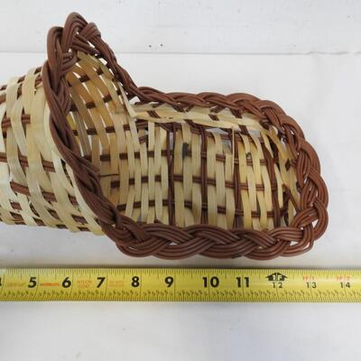 6 Cornucopia Shaped Baskets, Thanksgiving Fall Table Decor