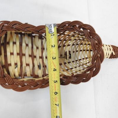 6 Cornucopia Shaped Baskets, Thanksgiving Fall Table Decor