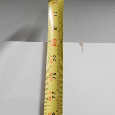 White Interior Door 27.76" x 80" x 1.75" No Handle