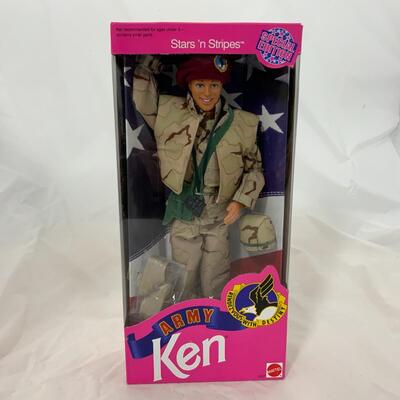 -26- Army Barbie & Ken (1992) | Stars â€˜n Stripes | Special Edition