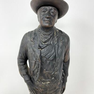 18â€ JOHN WAYNE CERAMIC WHISKEY DECANTER - LIMITED EDITION MIKE WAYNE ORIGINALS