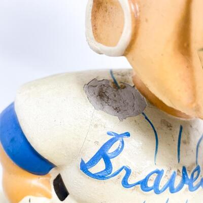 VINTAGE 6.5â€ MILWAUKEE BRAVES BASEBALL BOBBLEHEAD