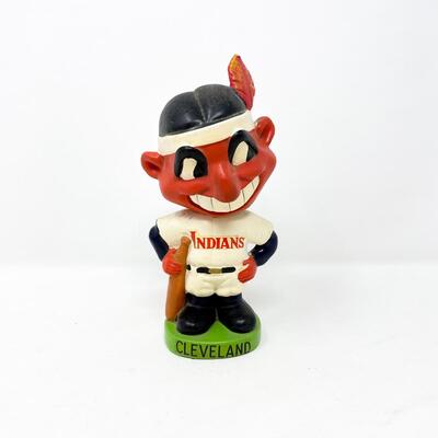 1962 7â€ CLEVELAND INDIANS BASEBALL BOBBLEHEAD