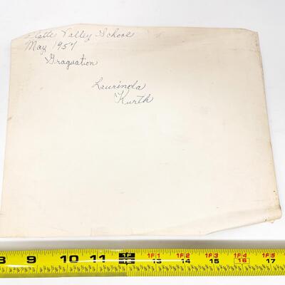 1957 PLATTE VALLEY SCHOOL GRADUATION PHOTOGRAPH - 10â€ X 8â€