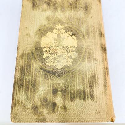 MID-1800S â€œTHE HOLY WARâ€ BY JOHN BUNYAN HARDBACK BOOK