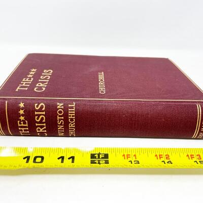 1901 â€œTHE CRISISâ€ BY WINSTON CHURCHILL HARDBACK BOOK