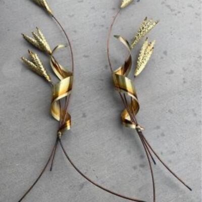 Vintage Wall Hanging Wheat Stalks