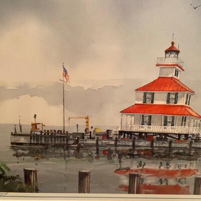 Framed artist Proof by Peter Briant - A