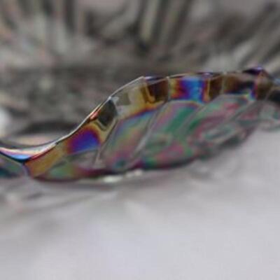 Vintage carnival  glass catchall