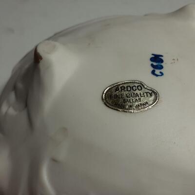 Vintage Ardco China bowl with cherib lid