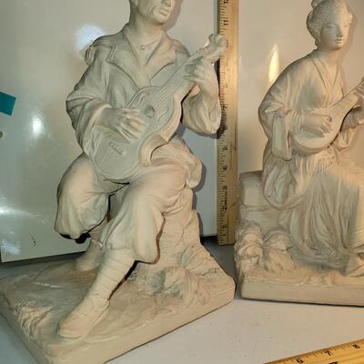 Austin Asian lute sculptures 1970"s