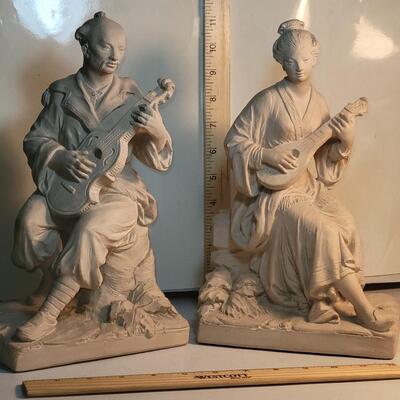 Austin Asian lute sculptures 1970"s