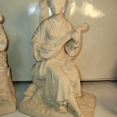 Austin Asian lute sculptures 1970"s