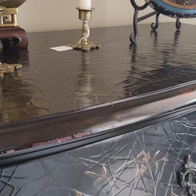 Black Detailed Bombay Chest