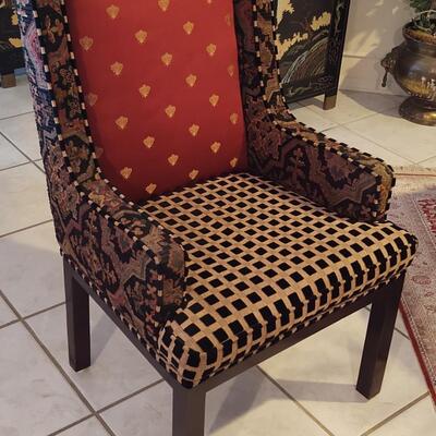 Two Wingback Chairs