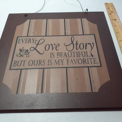 Vintage wall plaque