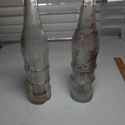 2 old pop bottles