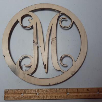 Vintage wood M