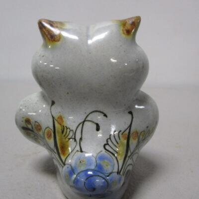 Ceramic Owl Decor - Signed