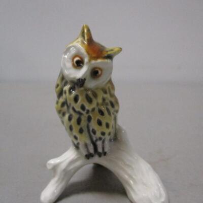 Goebel W Germany Owl On Branch