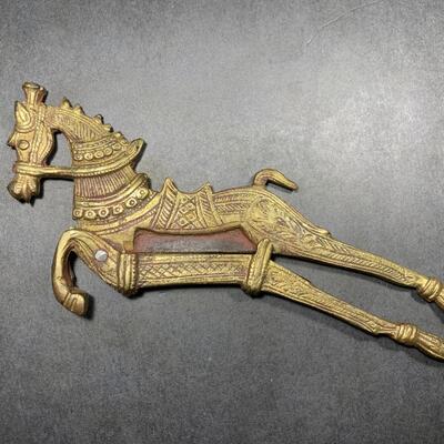 Brass Horse Cigar Cutter