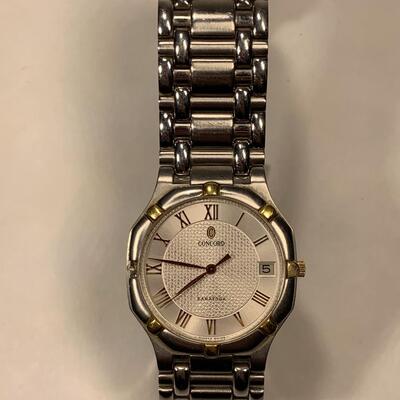 Stainless and 14K Gold Concord Men’s Watch