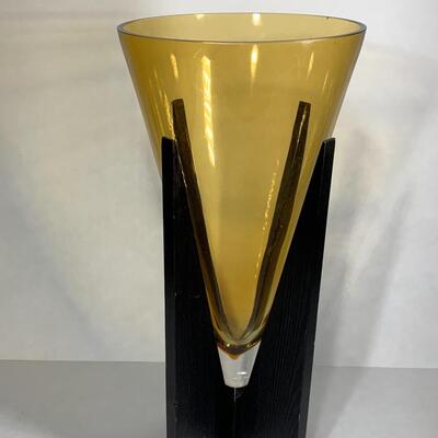 Midcentury Modern Vase and Stand