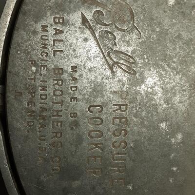 Antique Ball Pressure cooker