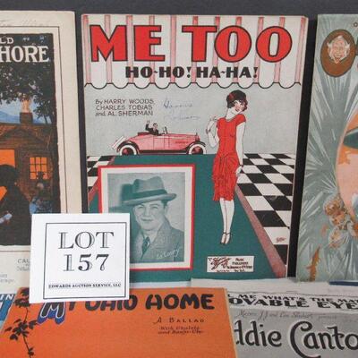 Lot of 11 Antique Sheet Music Pieces From 1919 - 1929