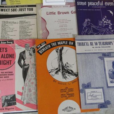 Lot of 11 Vintage Sheet Music From 1935 - 1940s