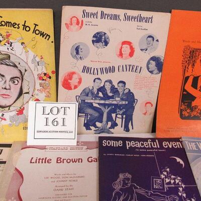 Lot of 11 Vintage Sheet Music From 1935 - 1940s