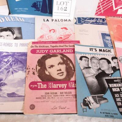 Lot of 11 Vintage Sheet Music From the 1940s