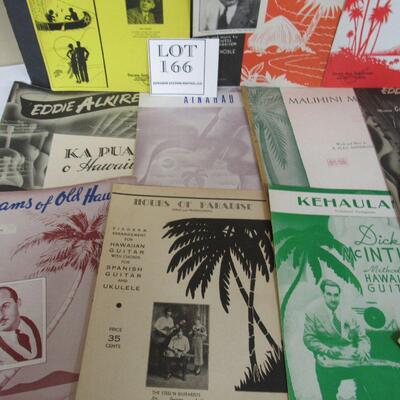 12 Pieces Vintage Hawaiian Sheet Music From The 1930s