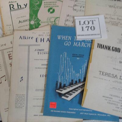 Lot of Misc Sheet Music: The Rosary is Dated 1911, The Rest From The 1940 - 60s