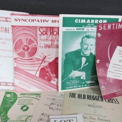 Lot of Misc Sheet Music: The Rosary is Dated 1911, The Rest From The 1940 - 60s