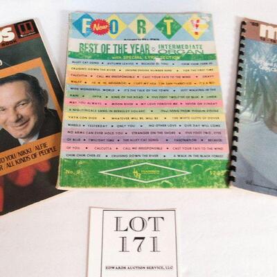 Lot of Organ Song Books 1960-80s
