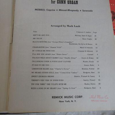 1926 Willis Graded School Orchestra Book, Roaring 20s and Academy Award Song Books 1960s