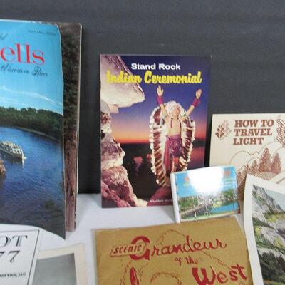 Older Travel Booklets and Lithos Ready To Frame Scenic Grandeur of The West