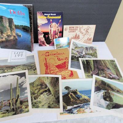 Older Travel Booklets and Lithos Ready To Frame Scenic Grandeur of The West