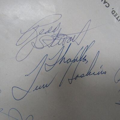 3 Show Programs: Autographed Pee Wee King and Others, Holiday on Ice and Folklore Dancers and Globetrotters
