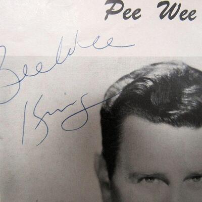 3 Show Programs: Autographed Pee Wee King and Others, Holiday on Ice and Folklore Dancers and Globetrotters