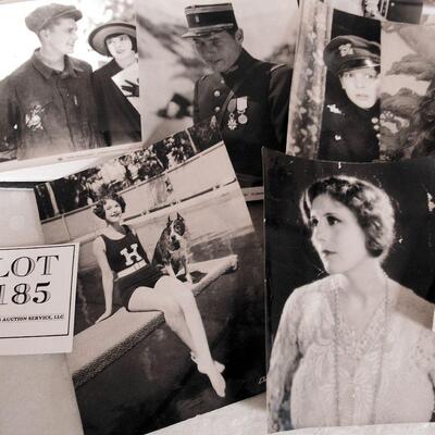 Lot of Vintage Movie Star Photos Including: Sally Phipps, Jackie Coogan, Lon Chaney, Buster Keaton, More